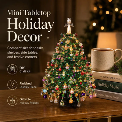 DIY Beaded Christmas Tree Kit Handmade