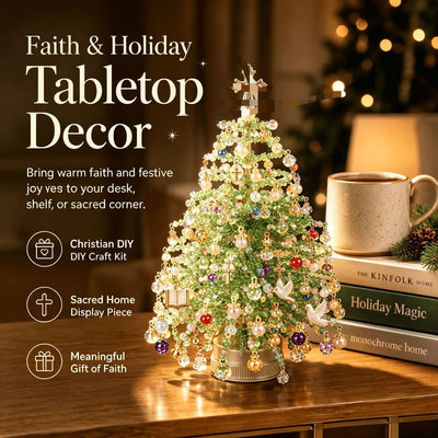 DIY Beaded Christmas Tree Kit Handmade