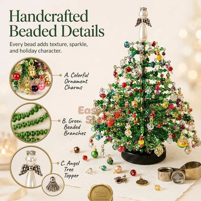 DIY Beaded Christmas Tree Kit Handmade