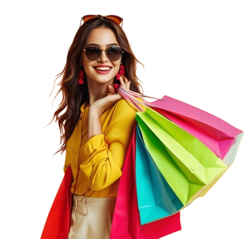 Tải_miễn_phí_Người_Phụ_Nữ_Sành_điệu_Với_Túi_Mua_Sắm_đầy_Màu_Sắc_Trên_Nền_Vàng_Nhiếp_Ảnh___PNG_chuyên_nghiệp_-_Pikbest-removebg-preview