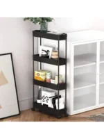 Slim Rolling Storage Cart Storage Cart Organizer Rolling Utility Cart,Room Decor,Bathroom Decor,Mobile Shelving Unit Slide Out Storage Shelves For Kitchen Living Room Bathroom Laundry Room & Dressers - Image 12