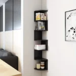 7-Tier Country-Style Wall-Mounted Corner Shelf - Christmas Home Decor, Suitable for Living Room, Bedroom, Kitchen - Easy-To-Install Home Storage Shelf, Decorative Storage Rack, Easy to Assemble, Home Corner Triangular Wall-Mounted Storage Shelf, Corner Divider, Layered Bookshelf, Multi-Layer Wall-Mo - Image 4