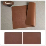 Faux Leather Placemats Set of 1/4/6pcs ,Heat Resistant Non-Slip Waterproof,Double-Sides,Kitchen Dining PU Table Place Mats - Image 14