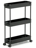 Slim Rolling Storage Cart Storage Cart Organizer Rolling Utility Cart,Room Decor,Bathroom Decor,Mobile Shelving Unit Slide Out Storage Shelves For Kitchen Living Room Bathroom Laundry Room & Dressers - Image 8