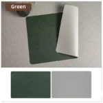 Faux Leather Placemats Set of 1/4/6pcs ,Heat Resistant Non-Slip Waterproof,Double-Sides,Kitchen Dining PU Table Place Mats - Image 11